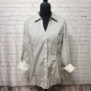 Express White Button Down Shirt